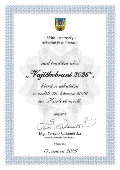 Záštita MČ Praha 1