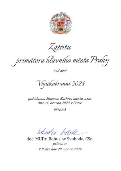 Záštita primátora hlavního města Prahy