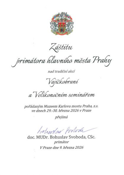 Záštita primátora hlavního města Prahy